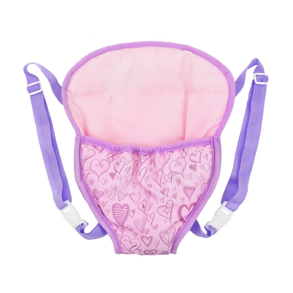 sac à dos de poupée pour poupées de 43cm, mini sac de transport, costume pour bébé né, adapté aux poupées de 18 pouces, cadeau d'anniversaire pour fille