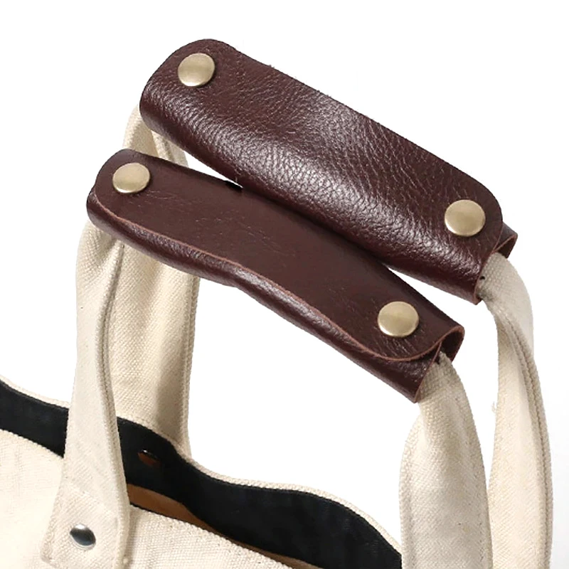 poignée de valise souple en cuir rond pour sac à bagages, accessoire de protection anti avc pour poussette