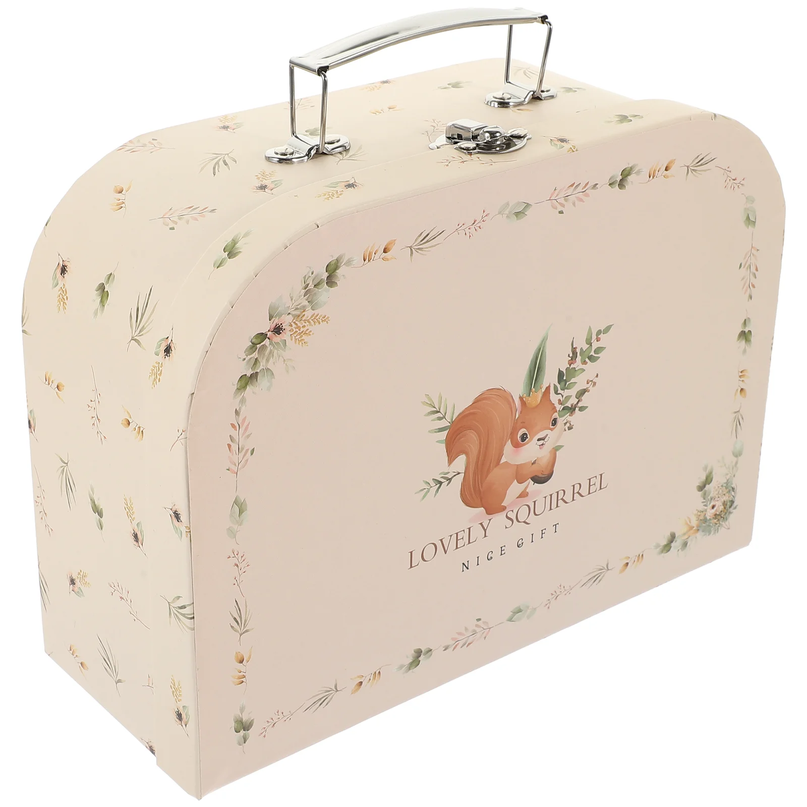 Valise en papier Portable, boîte de rangement, valises en carton réutilisables, boîte-cadeau à bijoux, fournitures de fête de mariage, cadeau décoratif, 1 pièce