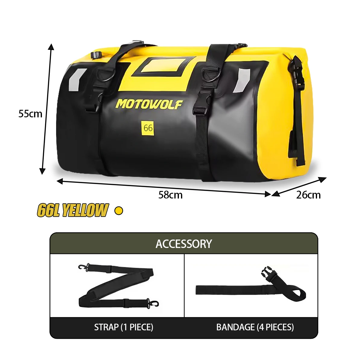 sac arrière étanche pour moto, sac de voyage en plein air pour bagages secs, sac en rouleau 20 /40/66, sac à dos pour bagages de moto, sac de siège de moto