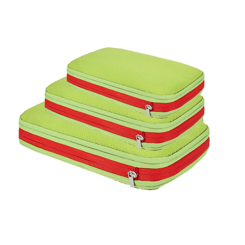 cubes d'emballage de compression pour vêtements, sac de rangement de voyage, valise, ensemble d'évaluation de bagages, sous vêtements, chaussures, outils d'organisation à domicile
