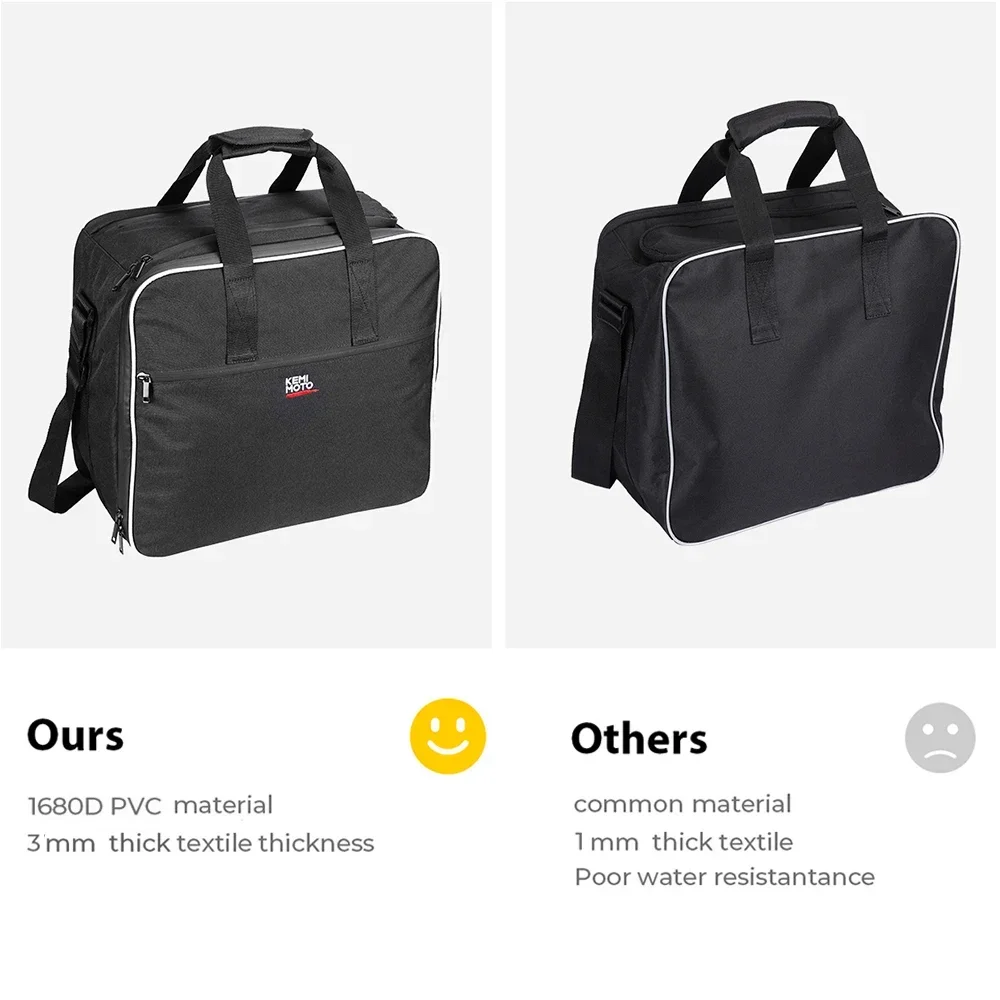 sacs à bagages de moto pour bmw runder gs, r1250gs, lc r under gs, r1250 gs adv, aluminium, boîtier supérieur latéral, sac intérieur, aventure