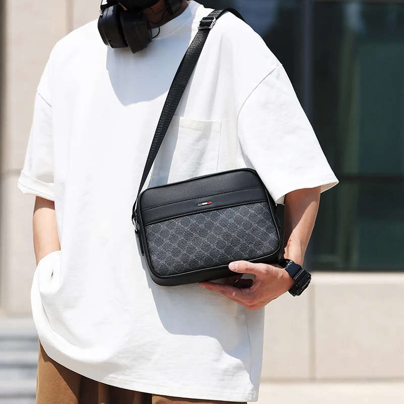 sac à bandoulière en cuir de créateur pour hommes sacs nouvelle marque de luxe décontracté homme sac de messager mode homme sac à bandoulière pack sacs à bandoulière