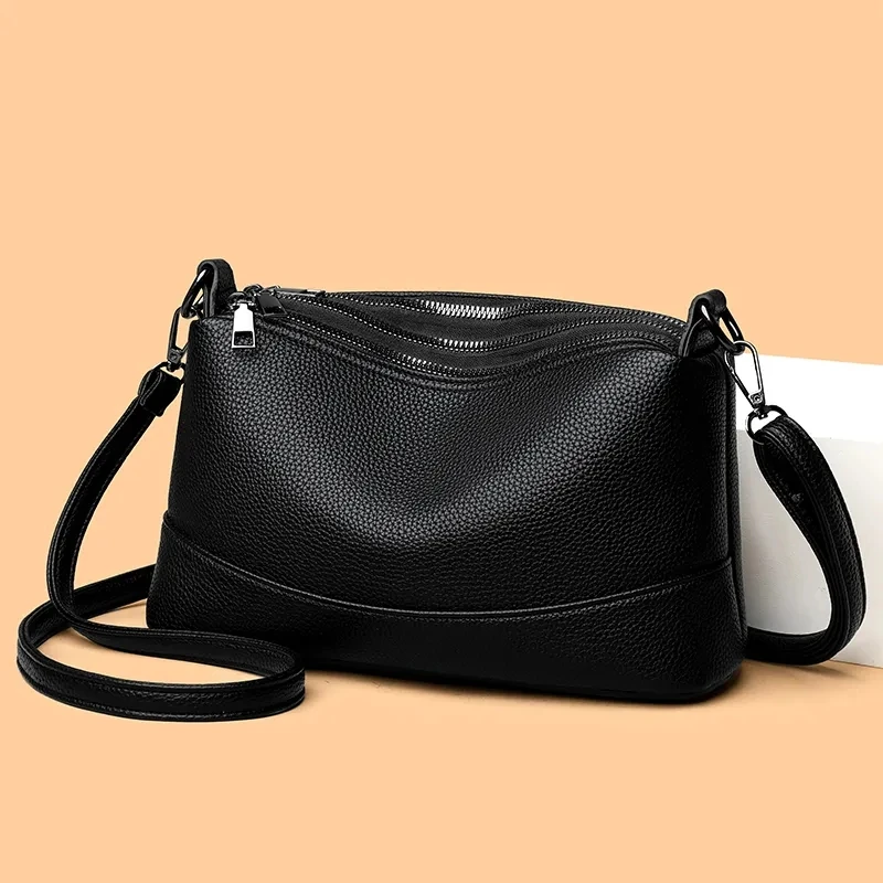 sacs à main en cuir pu pour femmes, sacs de styliste souples pour dames, sac à bandoulière de luxe de grande capacité, fourre tout