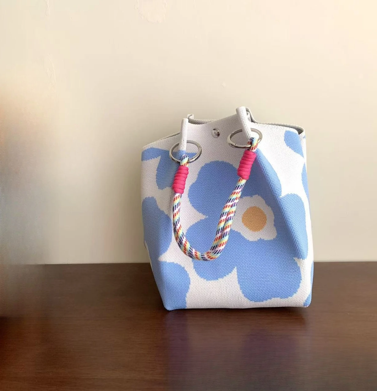 sac à main tricoté pour femme sac à main seau d'eau tendance pour le travail, les voyages, le shopping