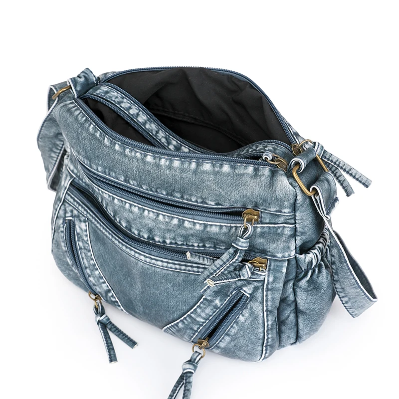 sac à main vintage décontracté en cuir pu pour femme, sac à bandoulière populaire, sac messager, grande capacité, initié féminin, fourre tout