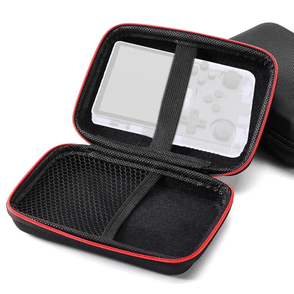 Étui de transport pour r36s/r35s, sac de rangement rigide oligprotecteur, étui de protection portable avec maille pour accessoires de console de jeu