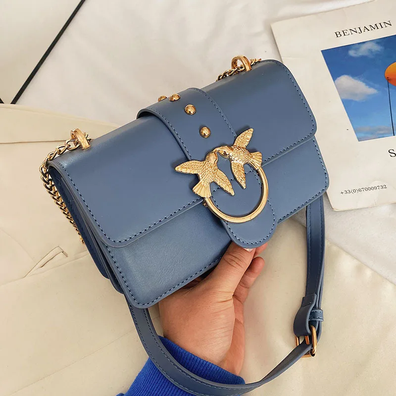 Petit sac à bandoulière carré pour femmes, avec sangle en chaîne, décontracté, Chic, quotidien, polyvalent, sensation de luxe, Style Simple et élégant