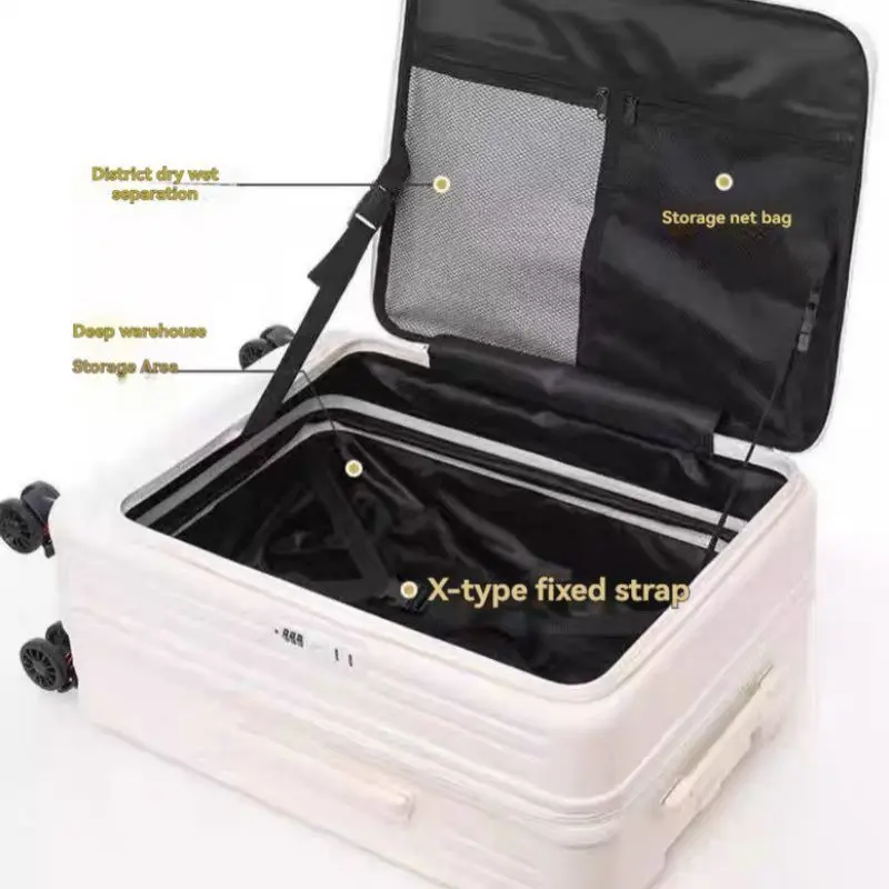 il y a 19 minutes, la boîte extensible à fermeture éclair avec un couvercle ouvert mesure 20 pouces. c'est une valise masculine et une valise de voyage pour femme
