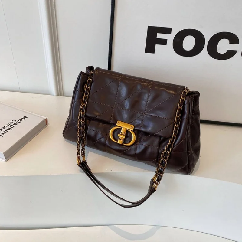 sac à main à la mode pour femmes, en cuir fin, décontracté, tendance, look quotidien 