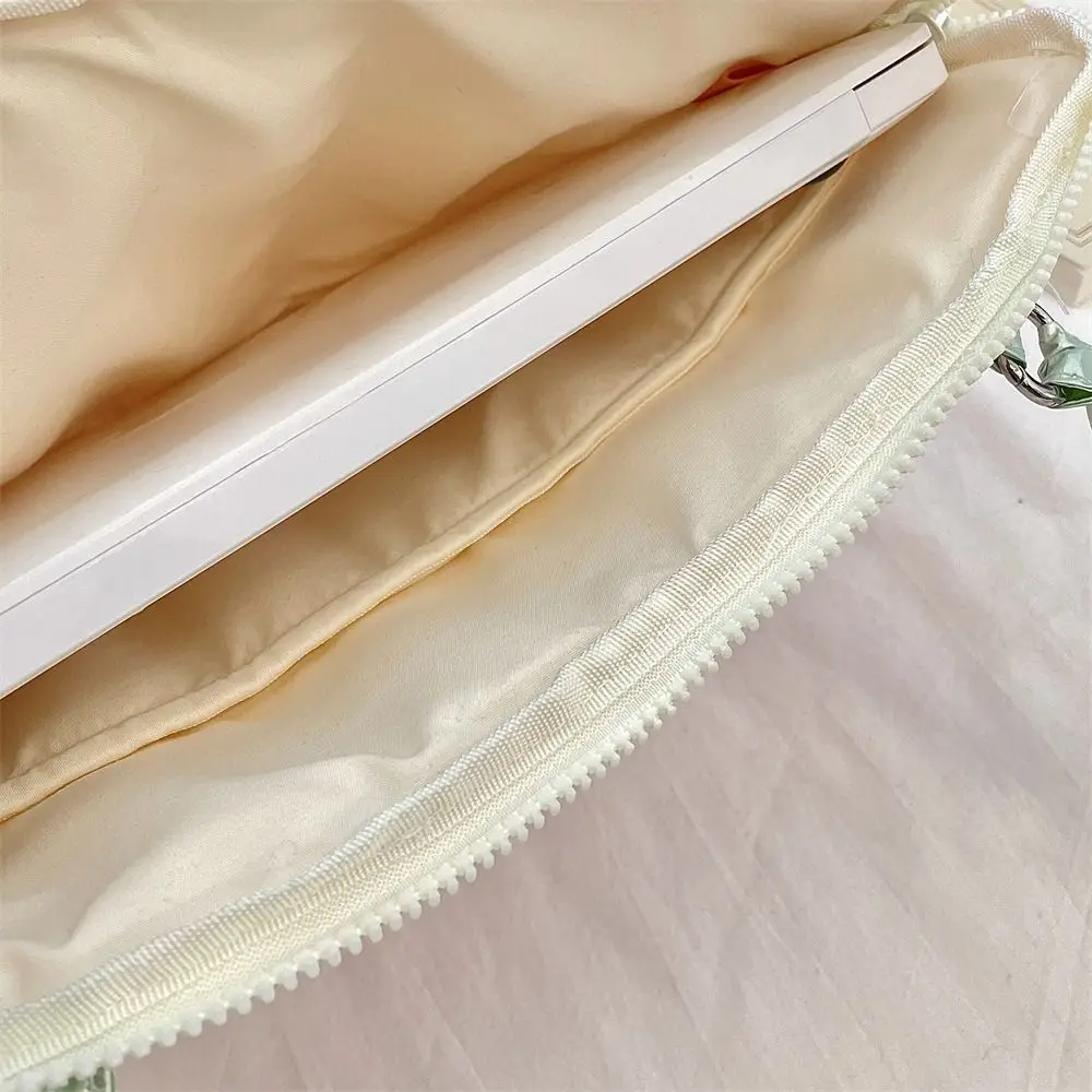 housse d'ordinateur légère avec poignée, design nœud papillon, housse pour ordinateur portable de 15 pouces, douce et mignonne pour tablette d'affaires