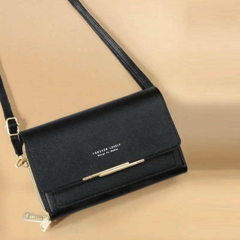 sac à main multi cartes pour femme, portefeuille coréen, grande capacité, sac lancé décontracté, paquet de téléphone portable, mode, nouveau style