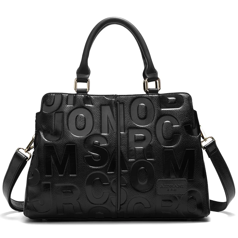 sac pour femme en cuir sac à bandoulière élégant en cuir véritable pour femme, sac à main de grande capacité, grand sac pour femme