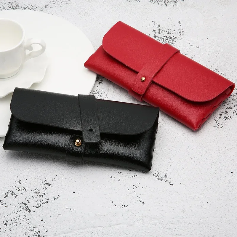Étui souple pour lunettes de soleil en cuir pu, pochette à bijoux, mode hommes et femmes, boîte à lunettes de soleil, sac cadeau souple, grande taille