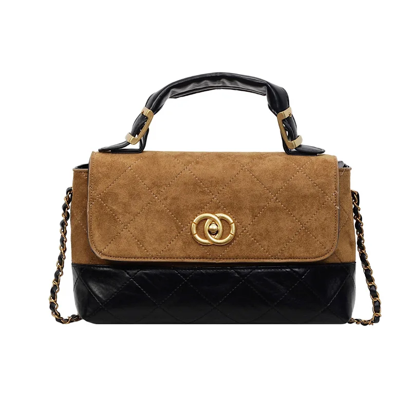 sac à bandoulière matelassé chic 2025 pour femmes, petit sac carré élégant, sac d'inspiration vintage à la mode pour le travail et le week end ​