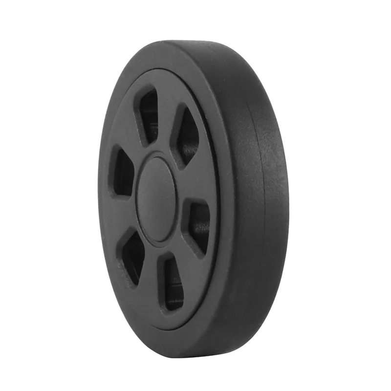 a19f 60mm x 12mm roues à bagages remplacement résistant à l'usure protection de l'environnement roues de valise en polyuréthane noir 2 paires
