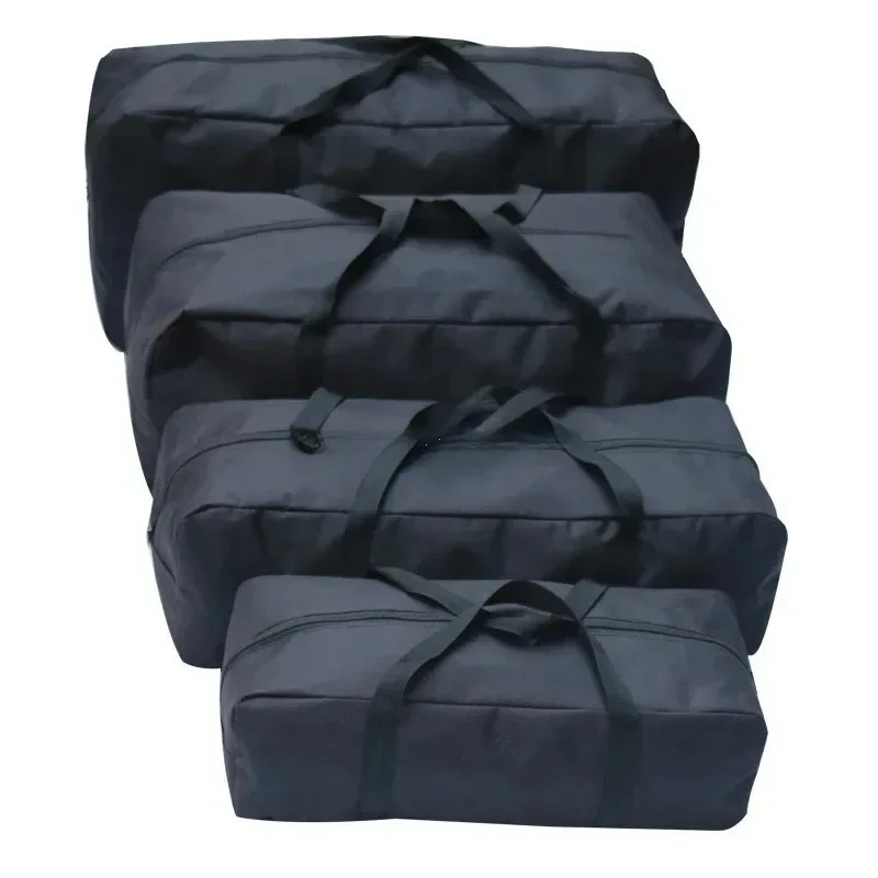grands sacs à bagages mobiles étanches 80/100/120/180l, sacs en tissu polyester oxford, sac de rangement lourd de qualité supérieure, voyage