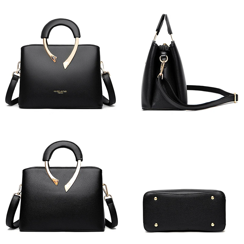 luxe 3 couches sac à main femmes sacs concepteur vintage dames épaule sacs à bandoulière 2025 bolsa feminina messager fourre tout décontracté sac