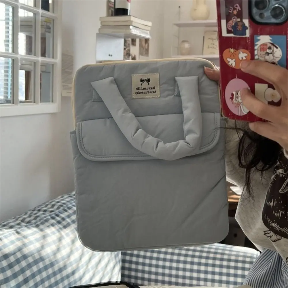 Étui de transport pour tablette 11 pouces, résistant aux chocs, pochette bouffante pour ordinateur portable, sac d'ordinateur souple décontracté pour l'école