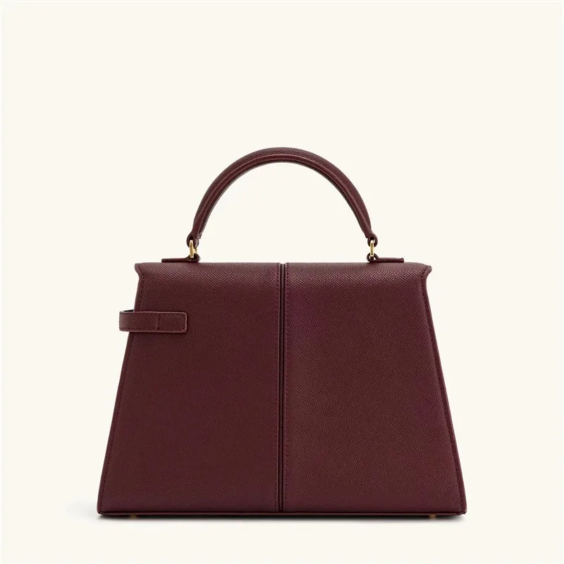 sac à main femme elise designer mode 2025 nouveau sac à main bordeaux grand sac à bandoulière carré sac haut de gamme pour femme
