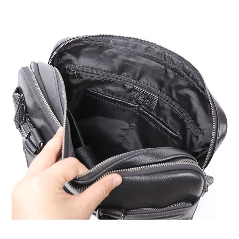 porte documents en cuir pour hommes, sac à main de grande capacité pour ordinateur portable, sacs à bandoulière en cuir véritable de bonne qualité, sacs d'affaires