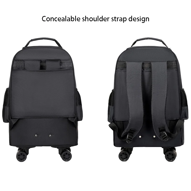 bagage de voyage, roues universelles, sac de chariot de voyage, sac d'ordinateur d'affaires, sac à dos multifonctionnel de grande capacité