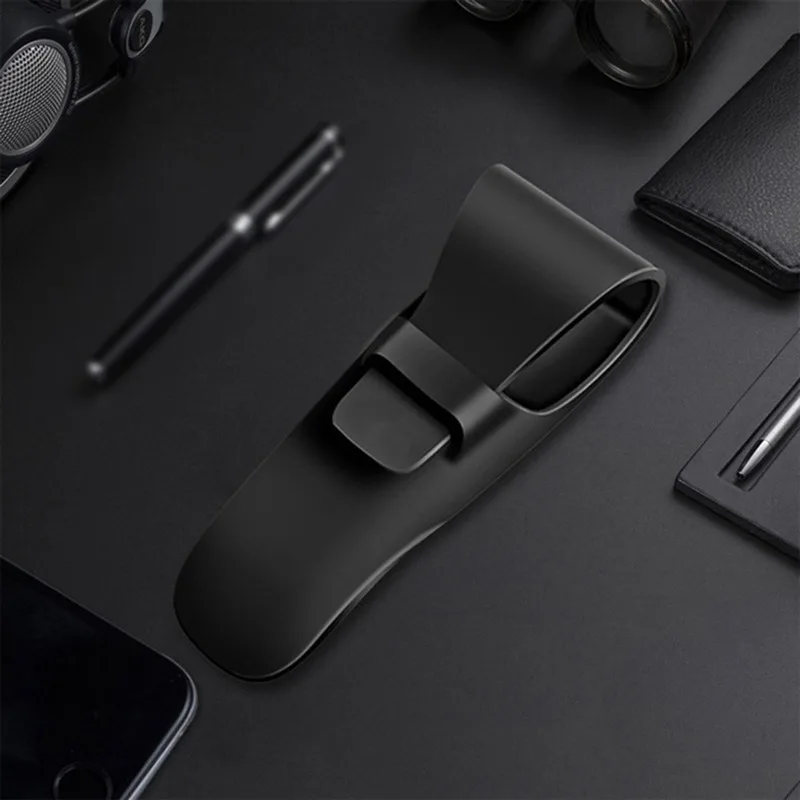 Étuis pour rasoir adaptés à la valise portable en silicone noir de haute qualité, série manuelle pour hommes, poignée de rasoir, manchon en silicone, 1 pièce
