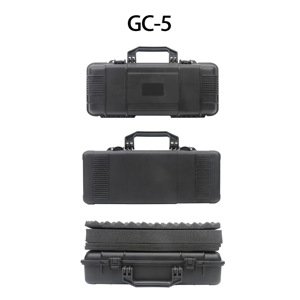 boîte à outils pour instruments de sécurité, boîte à outils de protection étanche et antichoc, mallette à outils scellée, valise résistante aux chocs avec doublure en mousse