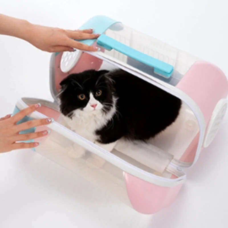 sac portable pour chat, vaisseau spatial respirant en plein air, valise double pour chat, bagages, transports de voyage pour animaux de compagnie, équipement de transport pour petits animaux