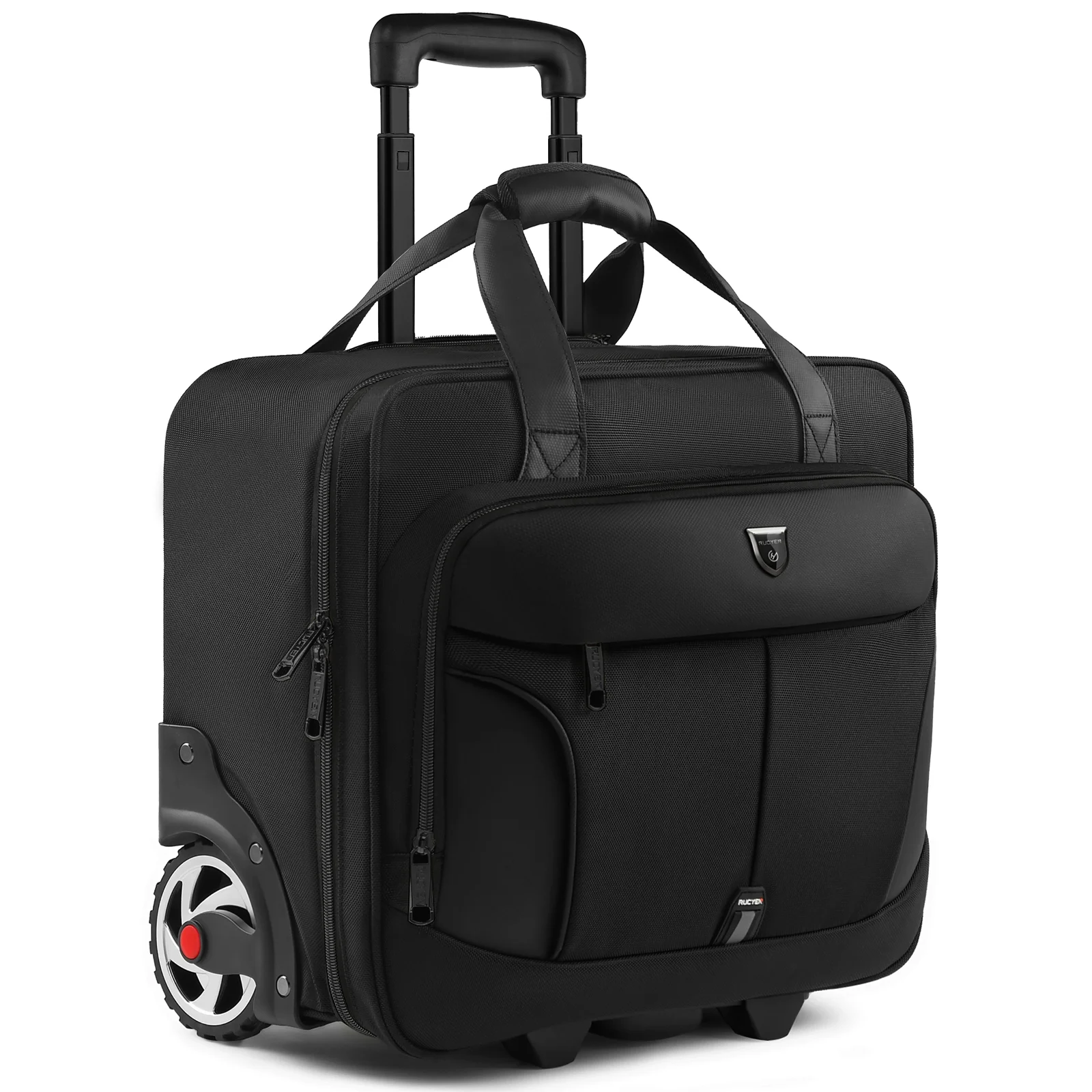 valise d'affaires à roulettes de grande capacité, bagage à main de voyage, sac à roulettes, taille de cabine, 18 po, nouveau, 2024