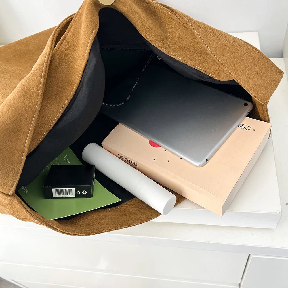 sac sous les bras en tissu tweed pour femme, sac à main solide, sac à main initié, grande capacité, décontracté, utilisation 03 et bureau, mode