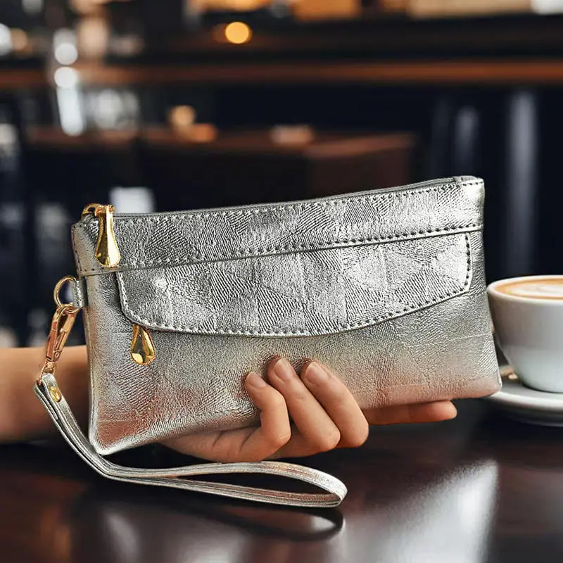 Sac à main à la mode pour femmes, portefeuille Mobile, sac à main de couleur unie, petit sac décontracté polyvalent pour dames