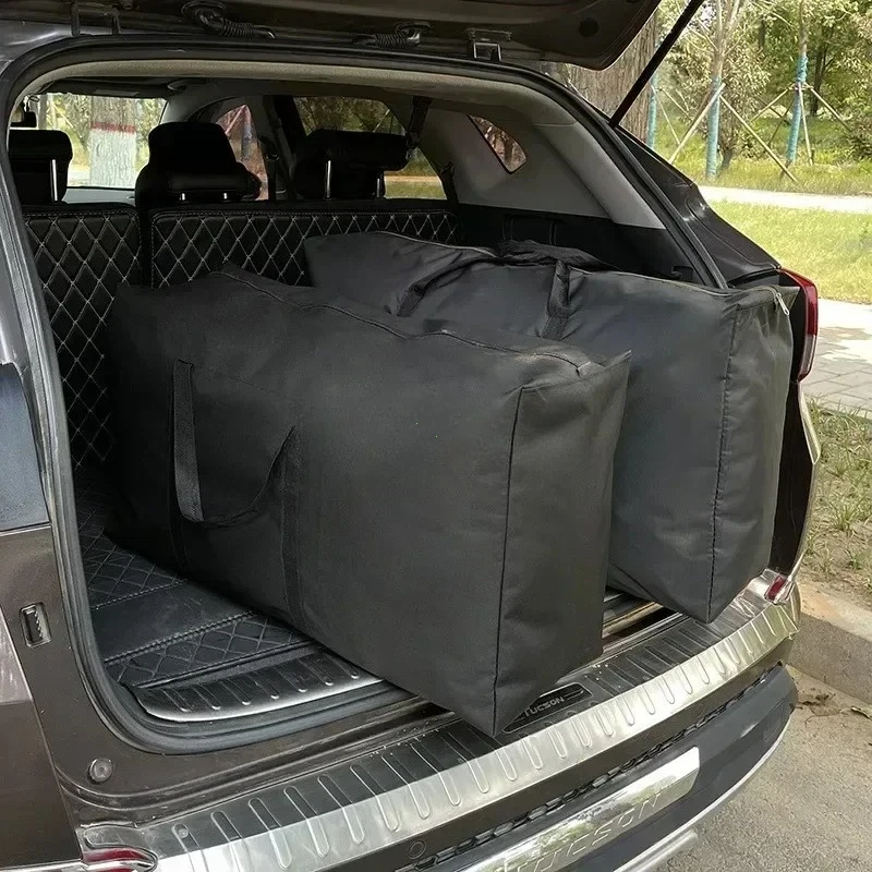 grands sacs à bagages mobiles étanches 80/100/120/180l, sacs en tissu polyester oxford, sac de rangement lourd de qualité supérieure, voyage