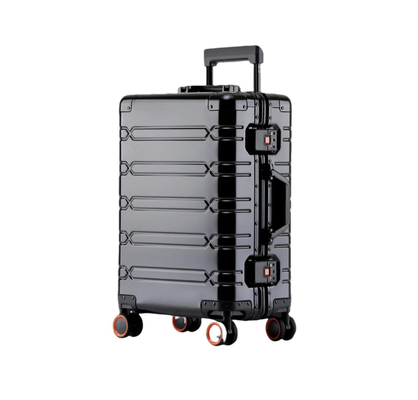ensemble de bagages durables de grande capacité, valise en aluminium pour femmes et filles, bagage à main pour voyage d'embarquement 2024 20/24/29