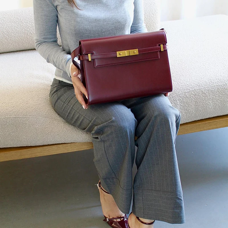 yangshulin manhattan – sac à main rétro de luxe pour femmes, marque originale, sac à aisselles, sentiments haut de gamme, sac à la mode pour femmes