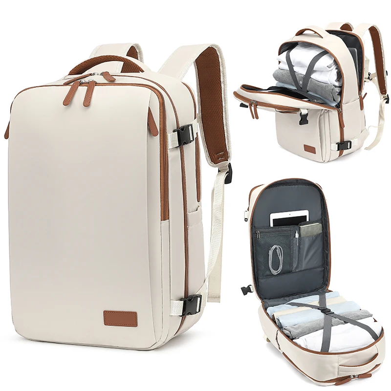 Sac à dos de voyage 40x20x30 cabine avion étanche extensible week-end ordinateur portable avec Port USB Ryanair bagage à main femmes hommes sac à dos