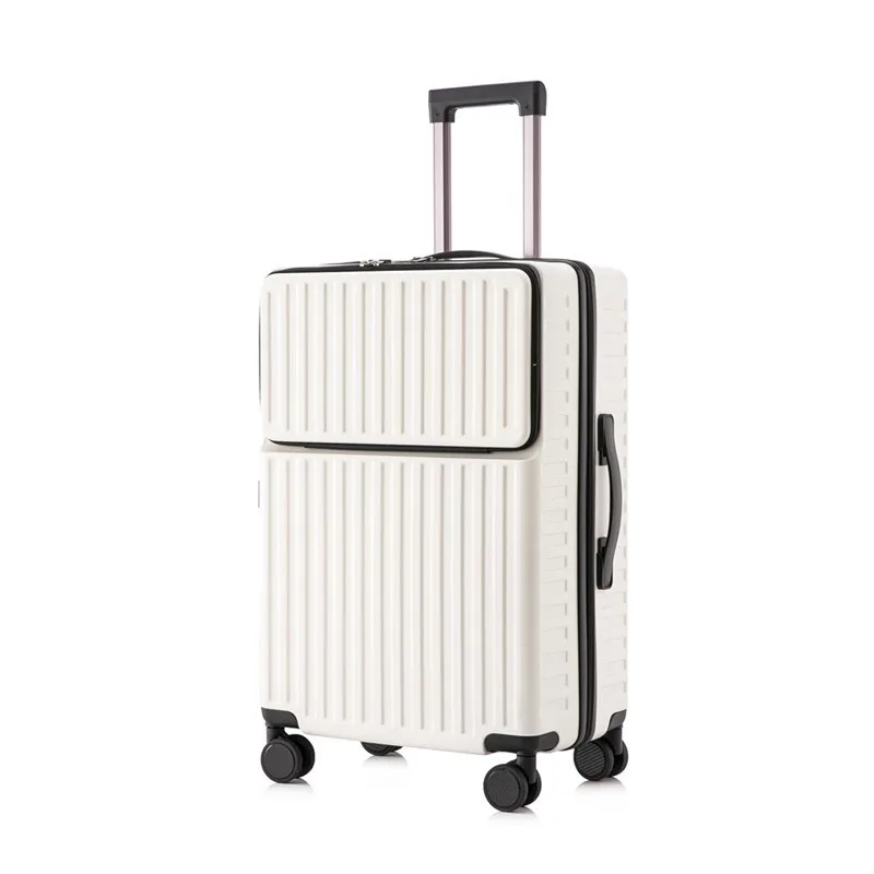 vente chaude de la saison nouvelle valise de voyage de grande capacité esthétique haute couverture d'ouverture avant pour hommes et femmes 20 pouces 24 inc...