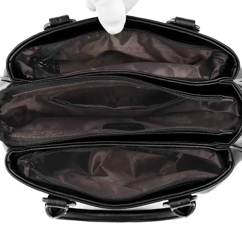 sacs à main de luxe femmes sacs concepteur 3 couches sacs à main en cuir grande capacité sac fourre tout pour femmes vintage sacs à bandoulière à poignée supérieure
