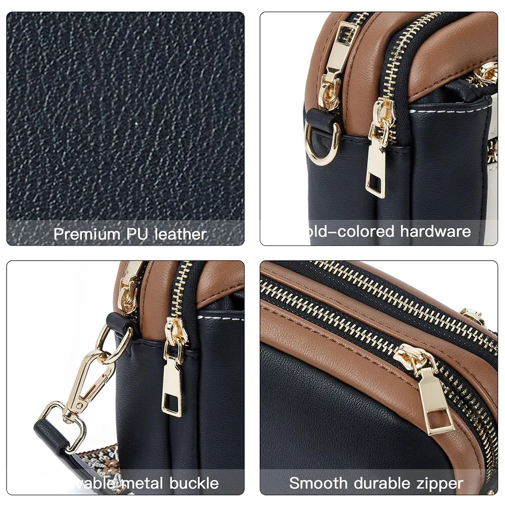 sacs à bandoulière pour femmes élégants avec sangle réglable sacs de luxe sac à main de créateurs élégant sac à bandoulière à large sangle