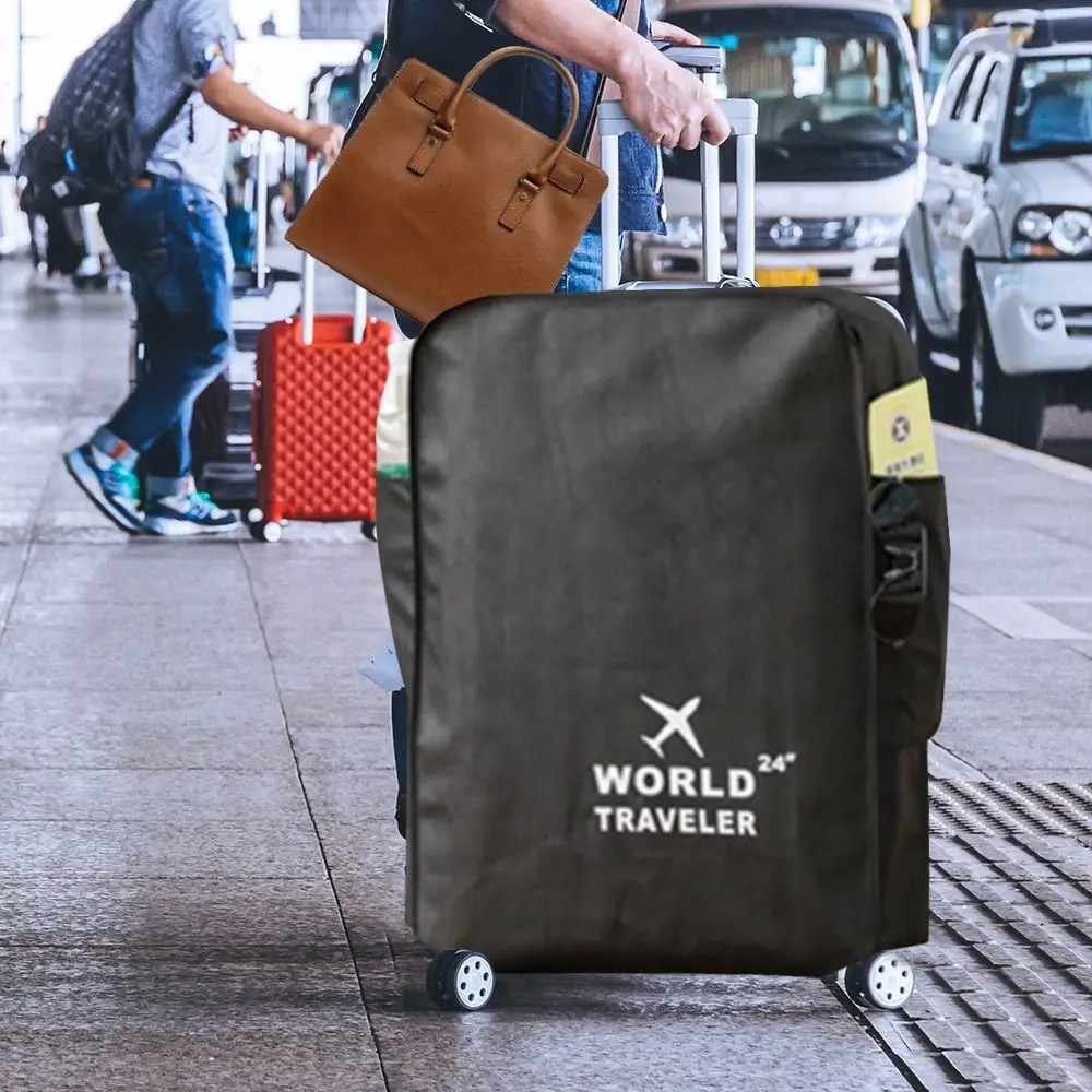 housse de protection pour bagages de voyage, imperméable, anti poussière, pour valise de 20 à 30 pouces