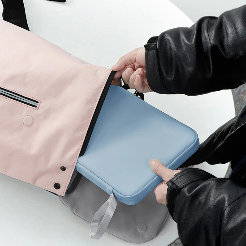 sac à manches pour tablette 10.9/12.9 pouces, étui à main pour ipad air samsung xiaomi lenovo, housse antichoc, pochette multi poches