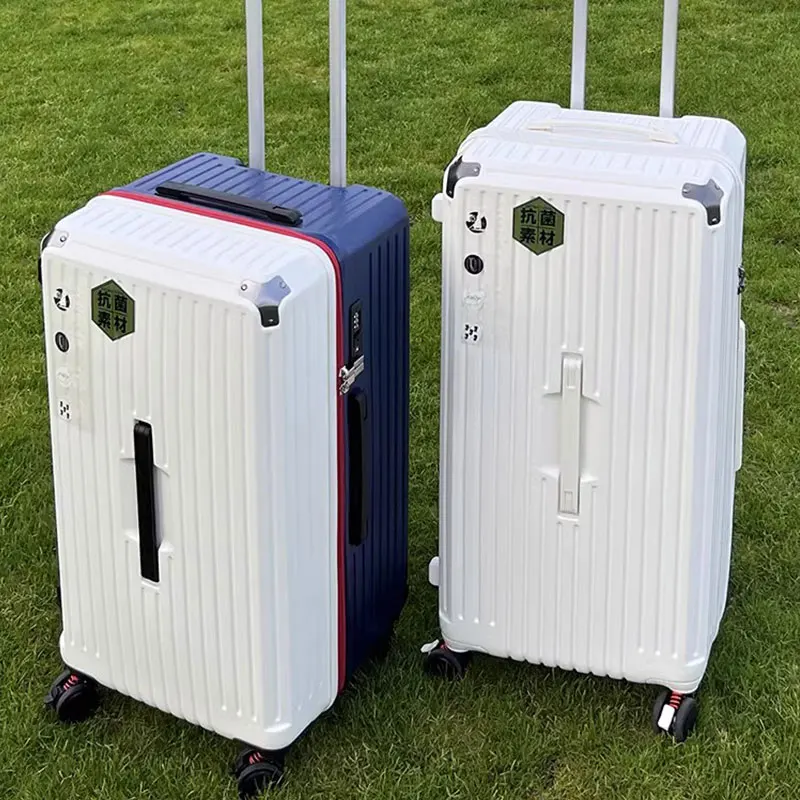 valise à cinq roues de grande capacité, bagage à main, valises de voyage surdimensionnées avec frein antidéflagrant 22 30 40 50 pouces
