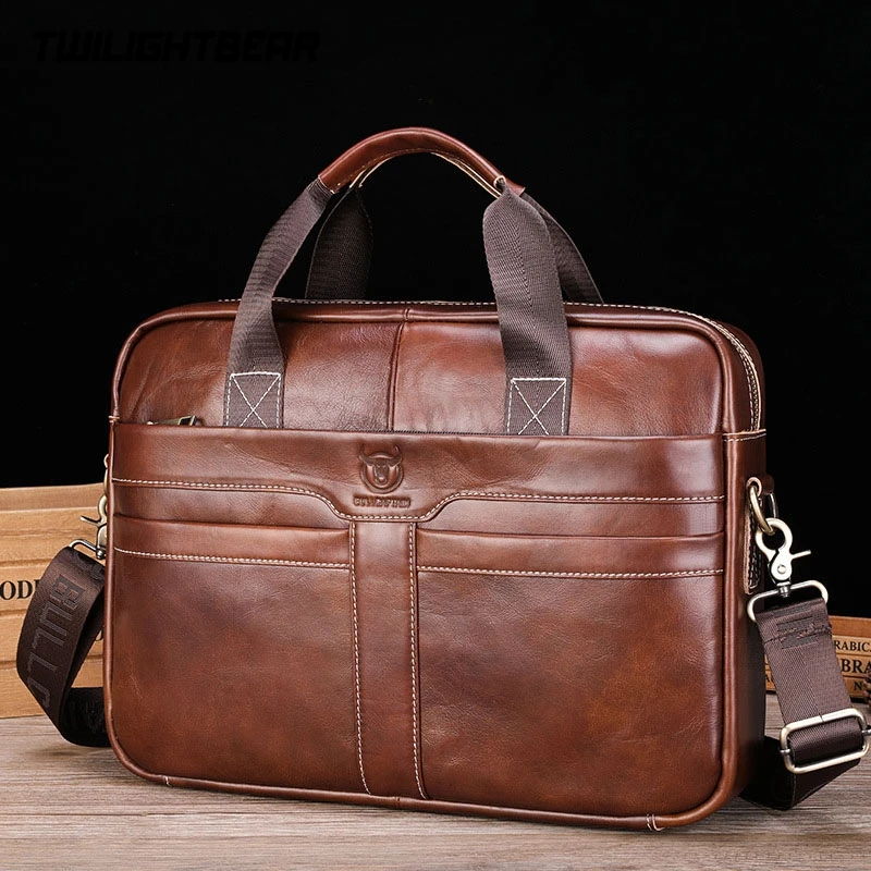 valise d'affaires en cuir de vachette brillant pour hommes, étuis à bombes, sac à main de grande capacité, sacs initiés, sac pour ordinateur portable cadeau, a2g053