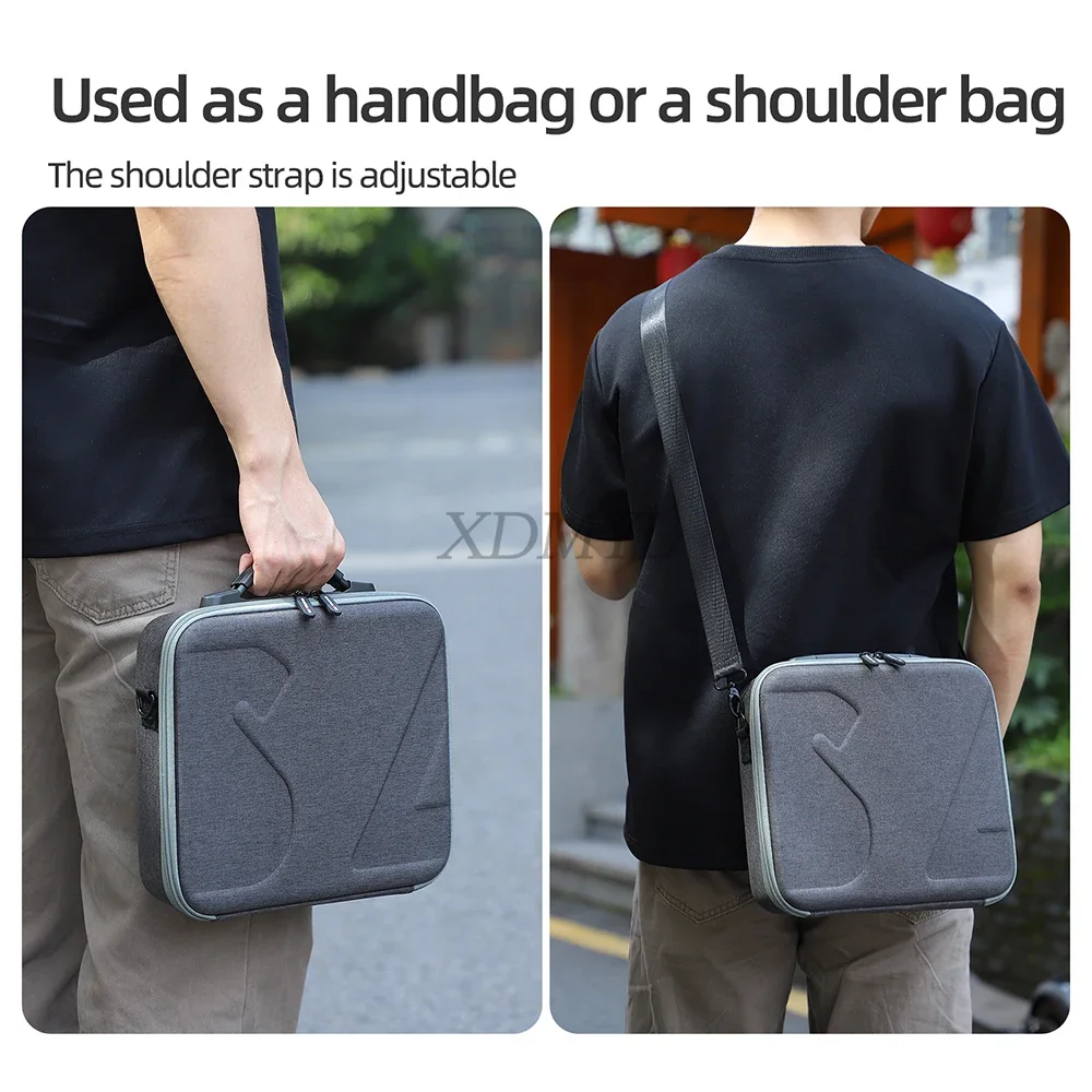 valise de protection pour télécommande dji mini 5 pro rc 2/rc n3, sac à bandoulière, sac à main, mallette de transport, sac de rangement, accessoire de drone