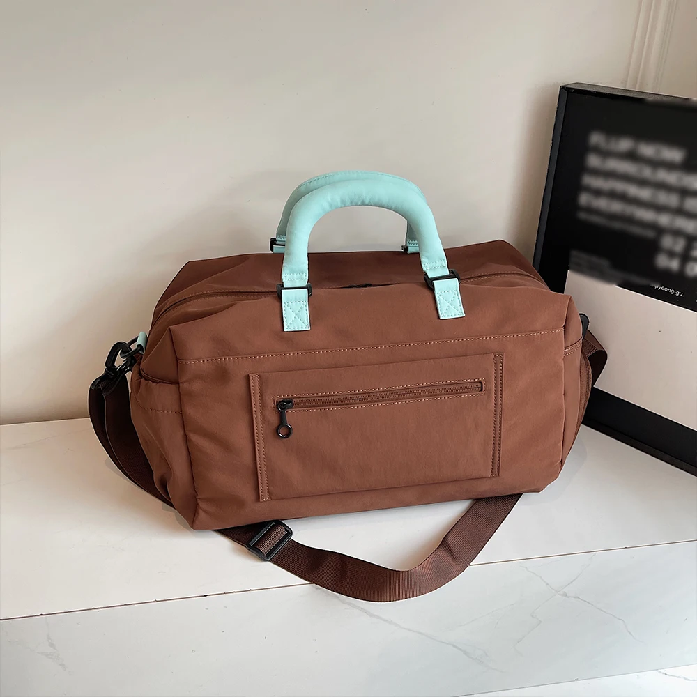 sac de voyage de grande capacité, sac d'embarquement léger pour courtes distances, séparation sèche et humide, sac de fitness à bandoulière, sac à bagages