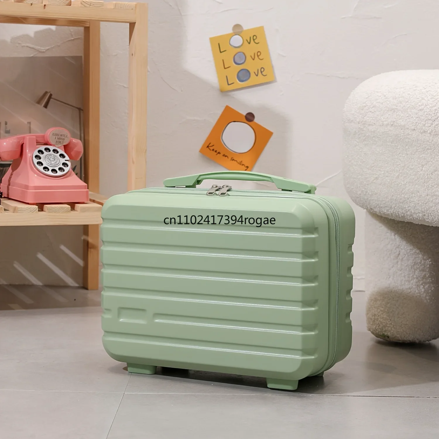 sac à cosmétiques pour bagages à main, mini sac pour femmes, petite boîte cadeau d'entreprise, articles de toilette, valise légère vintage élégante pour étudiant mu