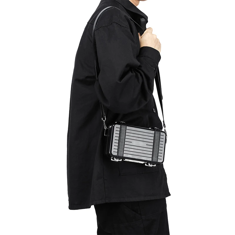 sac à main classique et élégant en forme de bagage rigide : cadeau de sac à bandoulière au design créatif