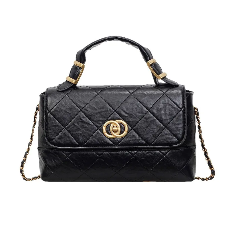 sac à bandoulière matelassé chic 2025 pour femmes, petit sac carré élégant, sac d'inspiration vintage à la mode pour le travail et le week end ​