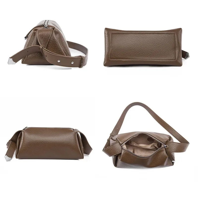 mini sac à main en cuir souple pour femme, sac messager initié, fourre tout de simplicité de document solide, sac à bandoulière pour femme, mode de luxe
