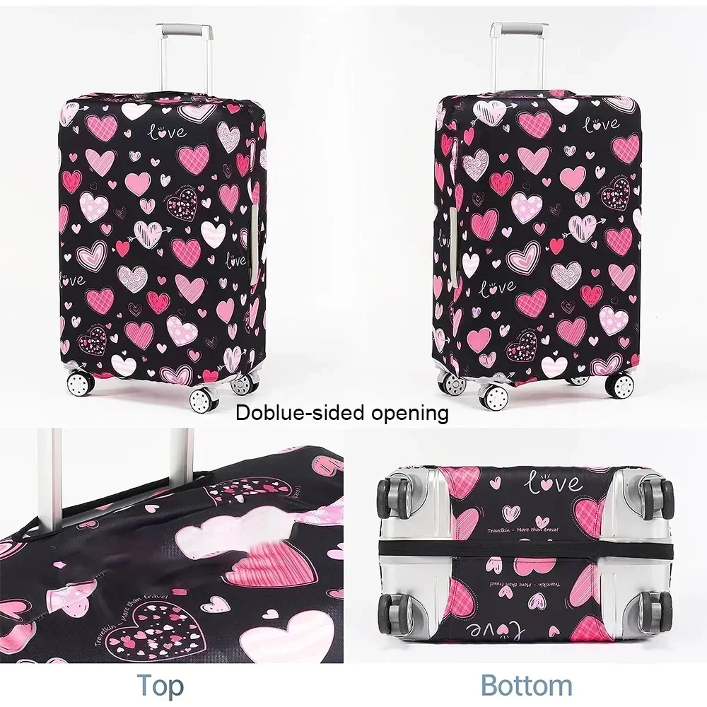 l'ensemble de valises de voyage de vacances en plein air convient aux couvertures en tissu extensible de 18 à 32 pouces, accessoires de voyage, housses de protection des bagages